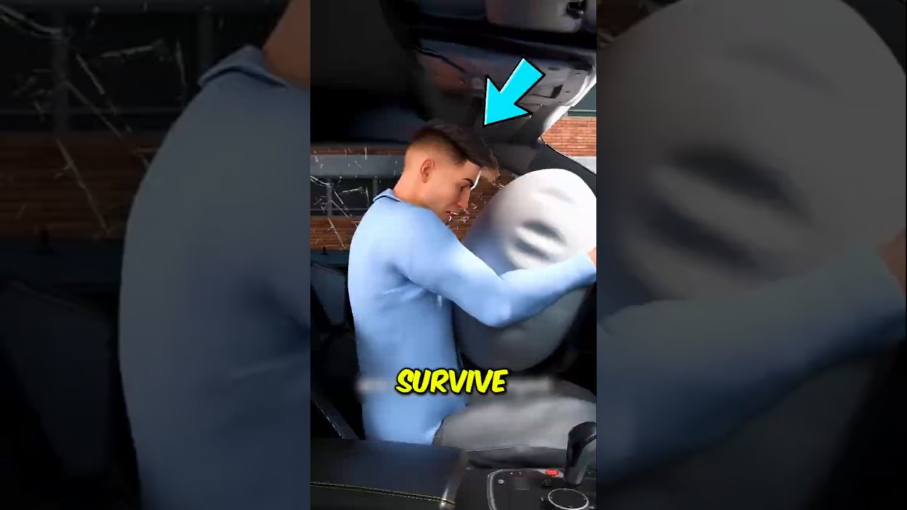 The REAL Reason People Survive Car Crashes 🚗💥 #Safety #Driving