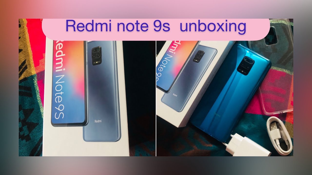Redmi Note 9s- Unboxing || AURORA BLUE COLOUR || FIRST LOOK #youtubeshorts #shorts #redminote9s