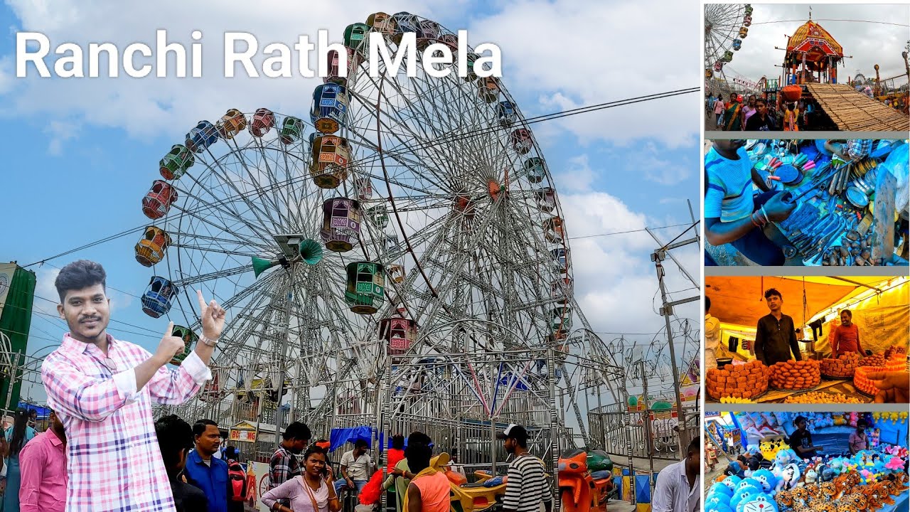 Rath Mela Ranchi  🎡 2025 Biggest fair Of Jharkhand / Jagarnathpur Mela Ranchi Jharkhand #rathyatra