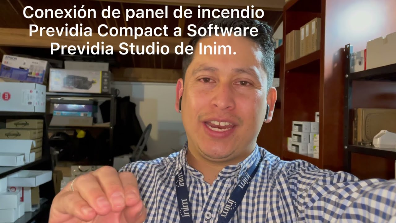 Previdia Studio + Previdia compact, conexión de panel de incendio INIM a software