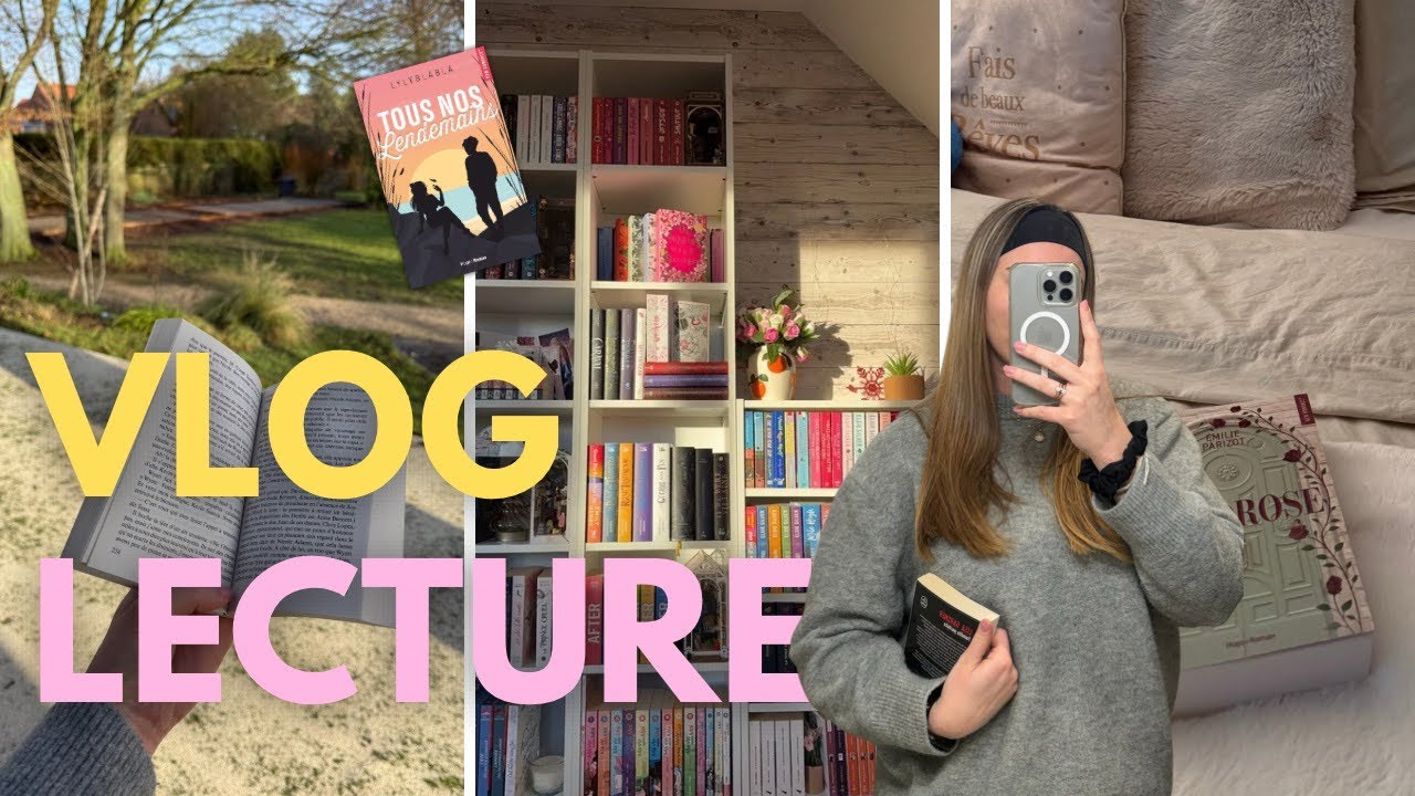 On lit des livres de mon CHALLENGE pendant 1 semaine📖✨ | Vlog #8