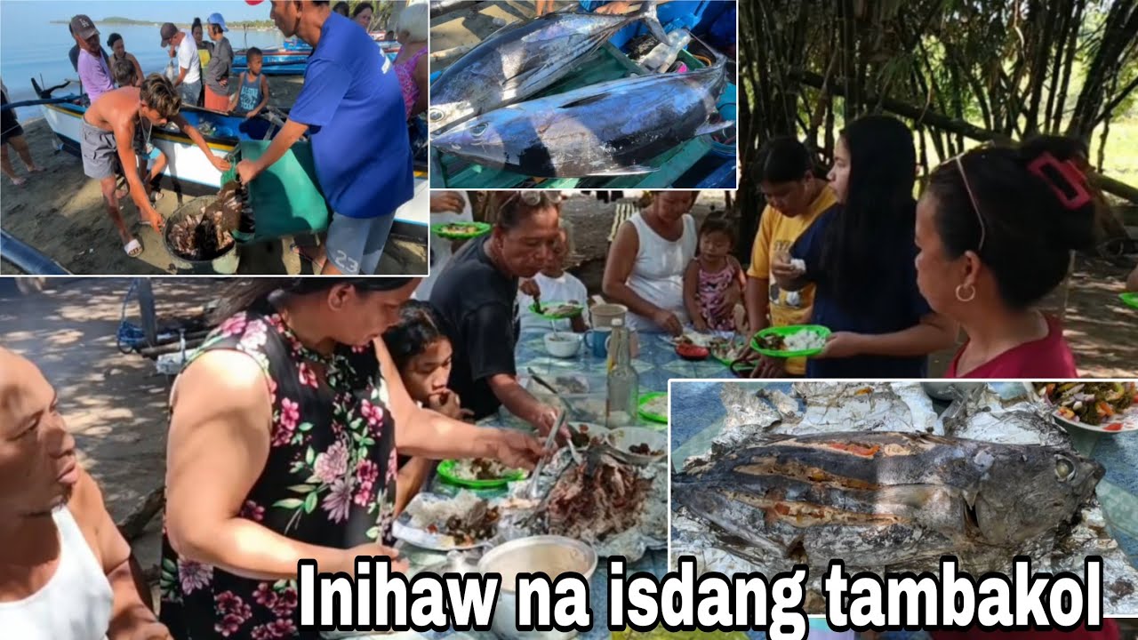 Salo salo sa hapag kainan |Nag ihaw ng isdang tambakol