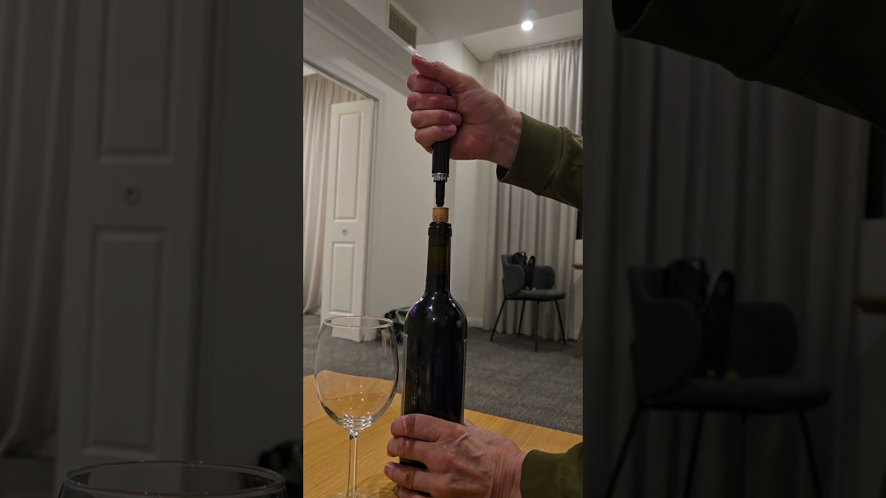 open a bottle of wine with new toy!