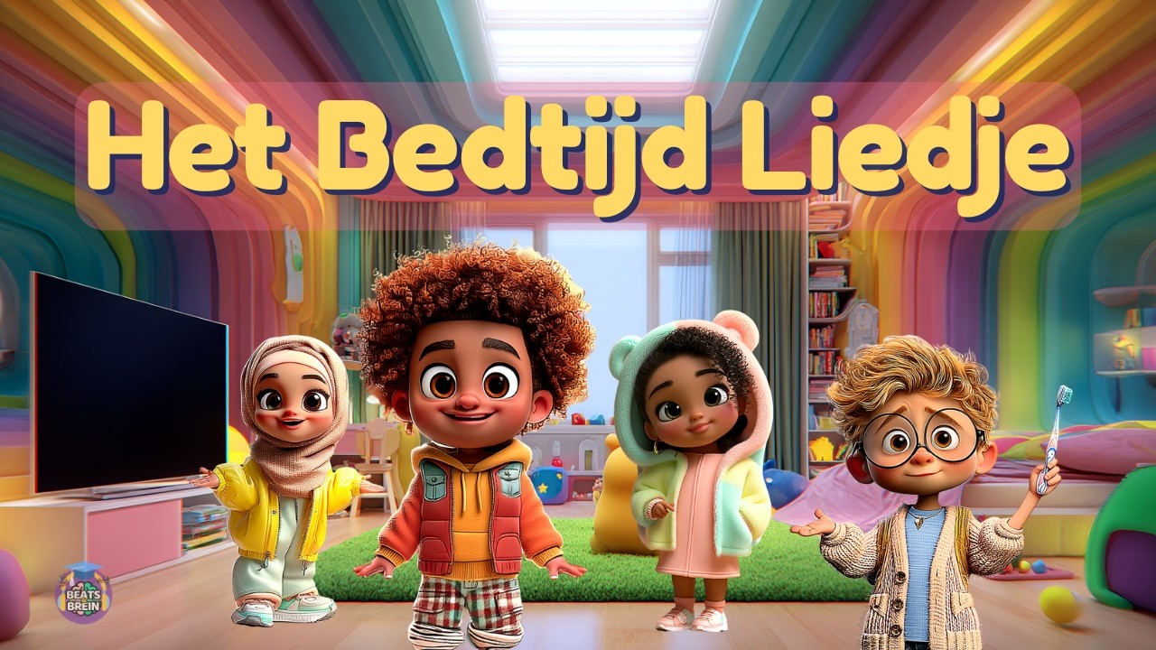 Het Bedtijd Liedje 🌙 | Opruimen, Tanden Poetsen & Slapen | Kinderliedje 0-5 jaar | Beats & Brein