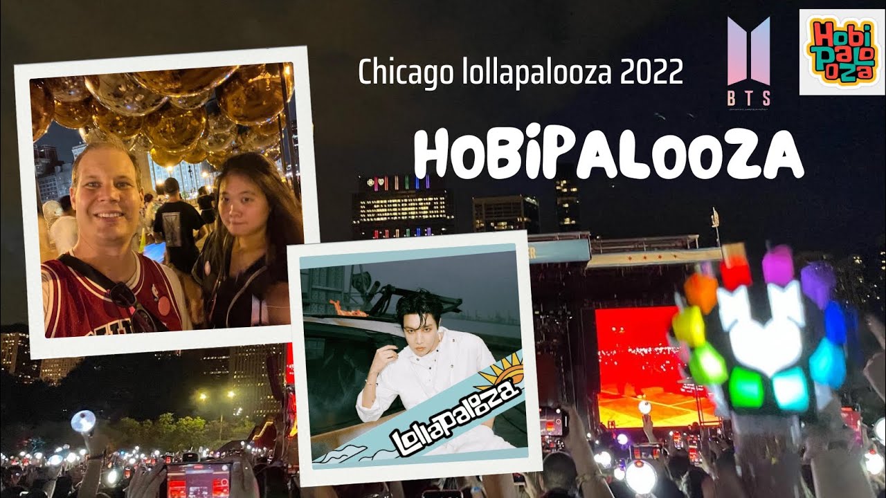 [아미로그]J-hope in Lollapalooza HOBIPALOOZA 2022-We survived our 1st #lollapalooza #chicago #jhope #bts