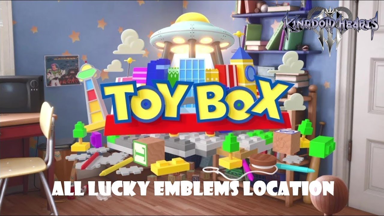 Where to find all lucky emblem in Toy Box - Kingdom Hearts 3 Tips