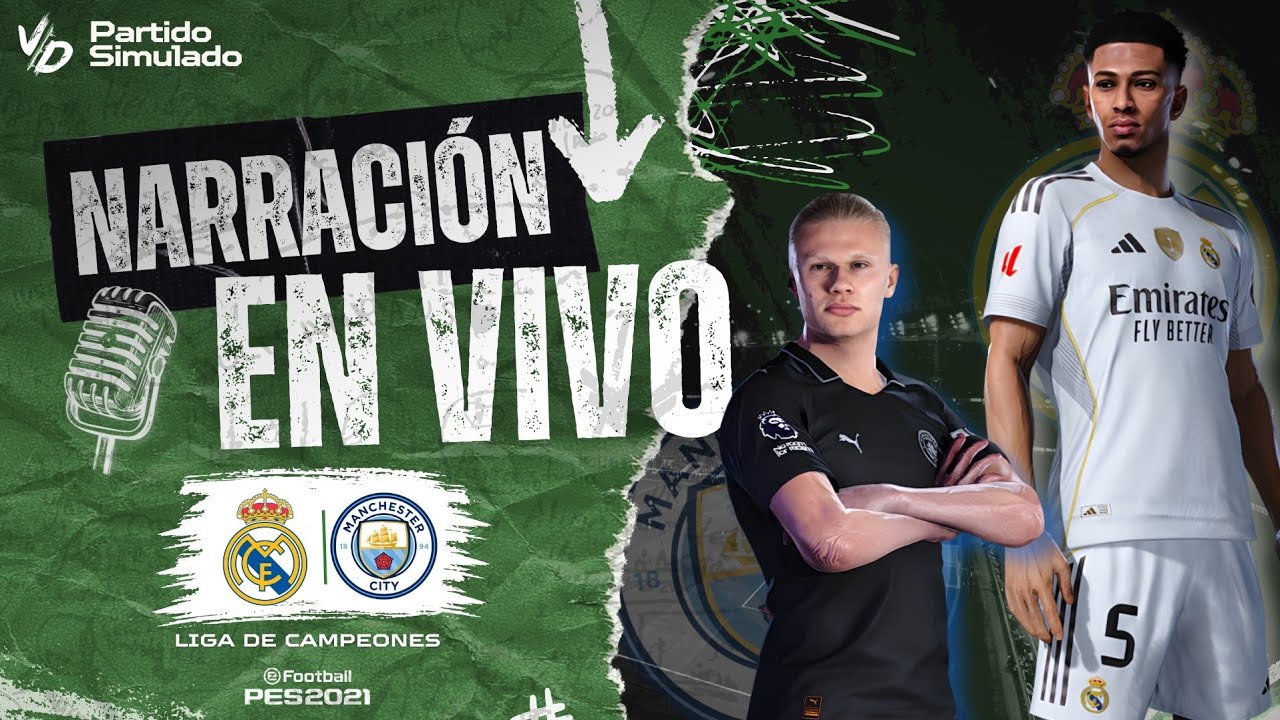 🔴 REAL MADRID VS MANCHESTER CITY PARTIDO / CHAMPIONS LEAGUE - JUEGA MBAPPE