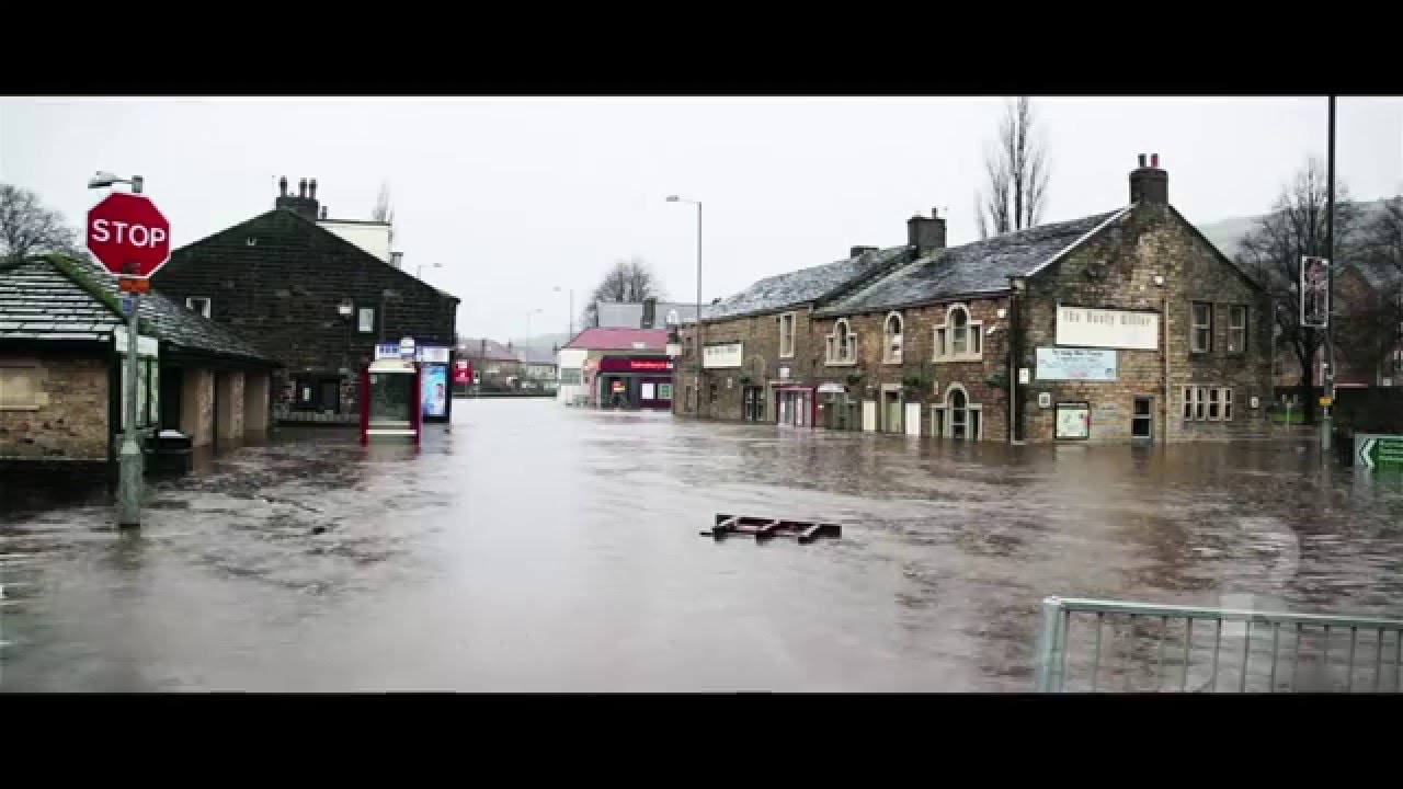 Mytholmroyd Floods December 2015 - Video Footage