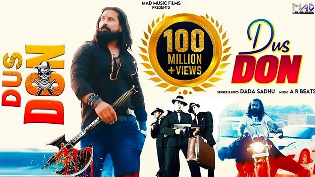 DUS DON (Official Video) Dada Sadhu |HR Gadi Number |Apni Akad Ko Apni Jeb Me Rakhe |#Badmosh