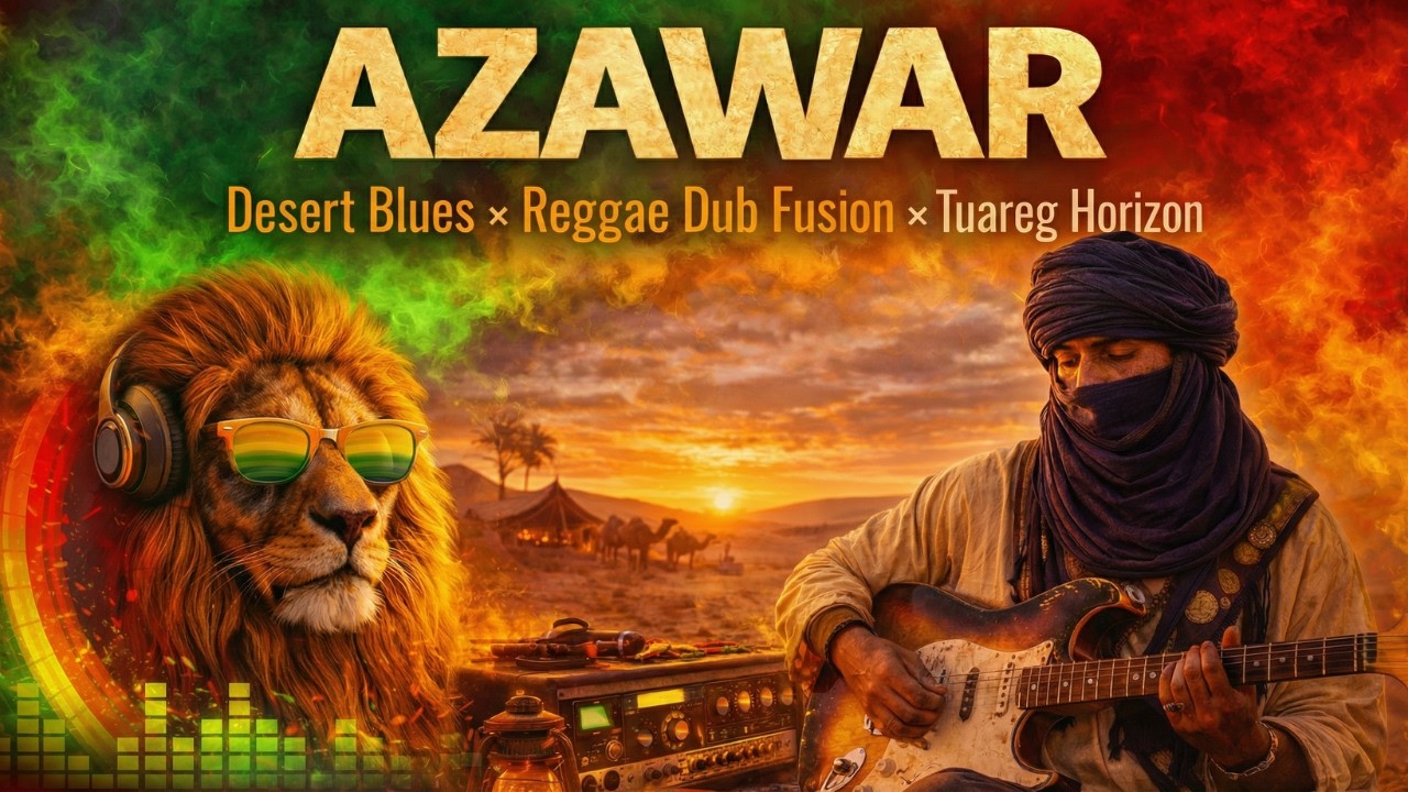 AZAWAR — Desert Blues × Reggae Dub Fusion × Tuareg Horizon