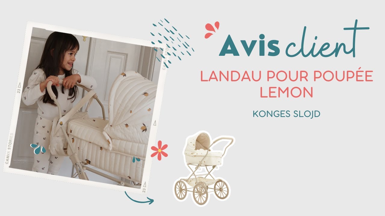 [KONGES SLOJD] LANDAU POUR POUPEE LEMON