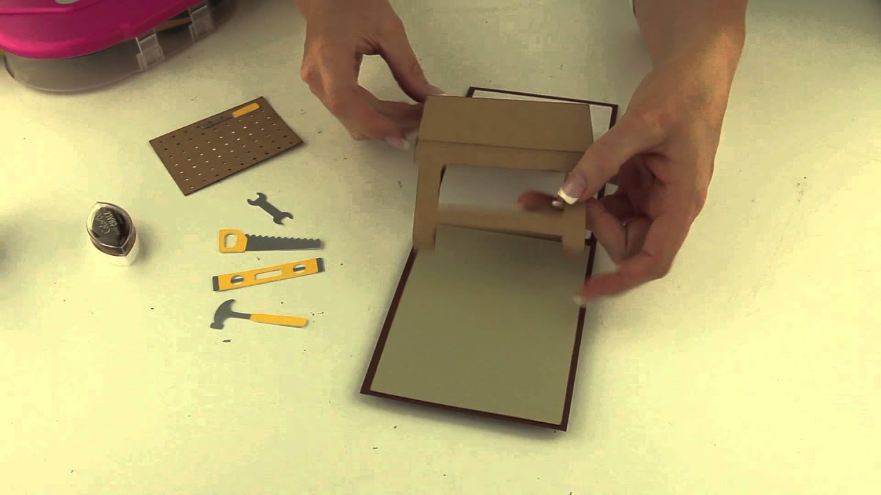 Work Bench Pop Up Card