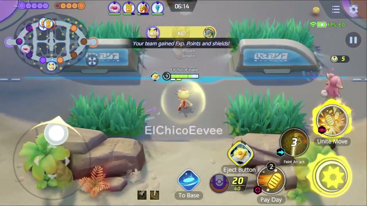 MEOWTH NEW SPEEDSTER GAMEPLAY (Pay Day & Feint Attack)  | Pokémon UNITE