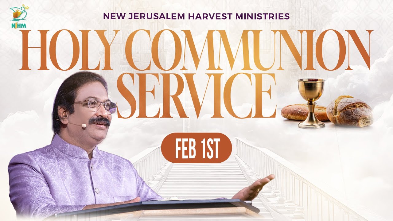 Holy Communion Sunday Service | Bishop Dr. V. Rangaraju | NJC Bangalore | 1st February 2026 | NJHM