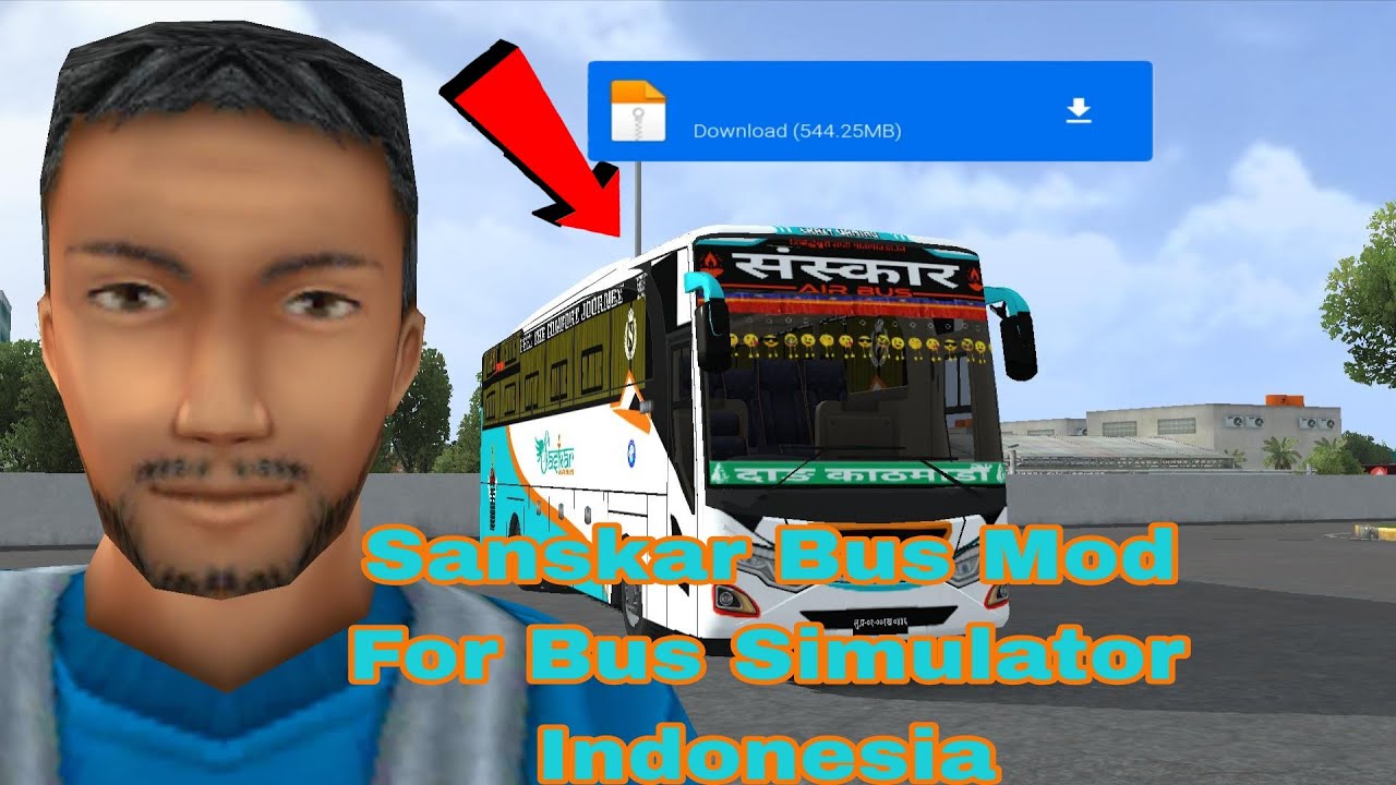 Sanskar Bus Mod|Bus Simulator Indonesia@Nightriderbusnepal222 @Buses_of_Bussid 