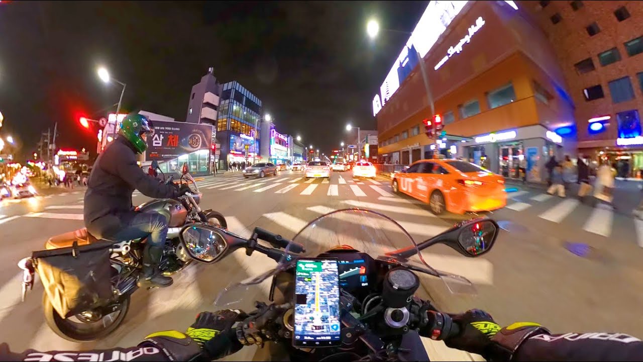[개인소장용] 서울 도심 밤라이딩 추억편 | 잠수교 | 이태원 | RSG성수 | S1000RR | GoproMax | 4K video