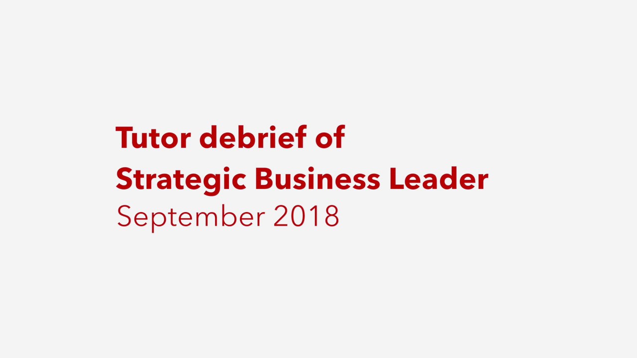 SBL September 2018 debrief: question 1