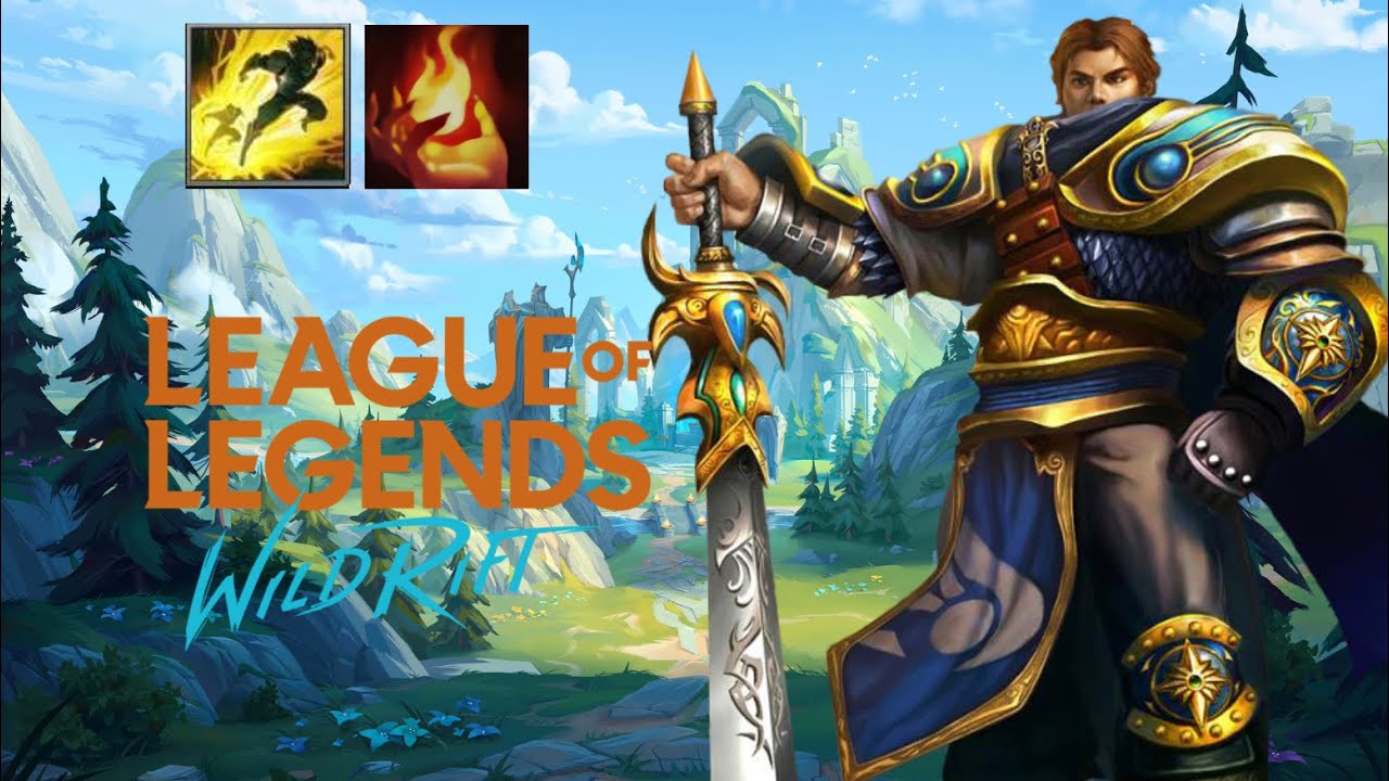 WILD RIFT EX CHALLENGER GAREN GAMEPLAY -  TANKY AS HELL