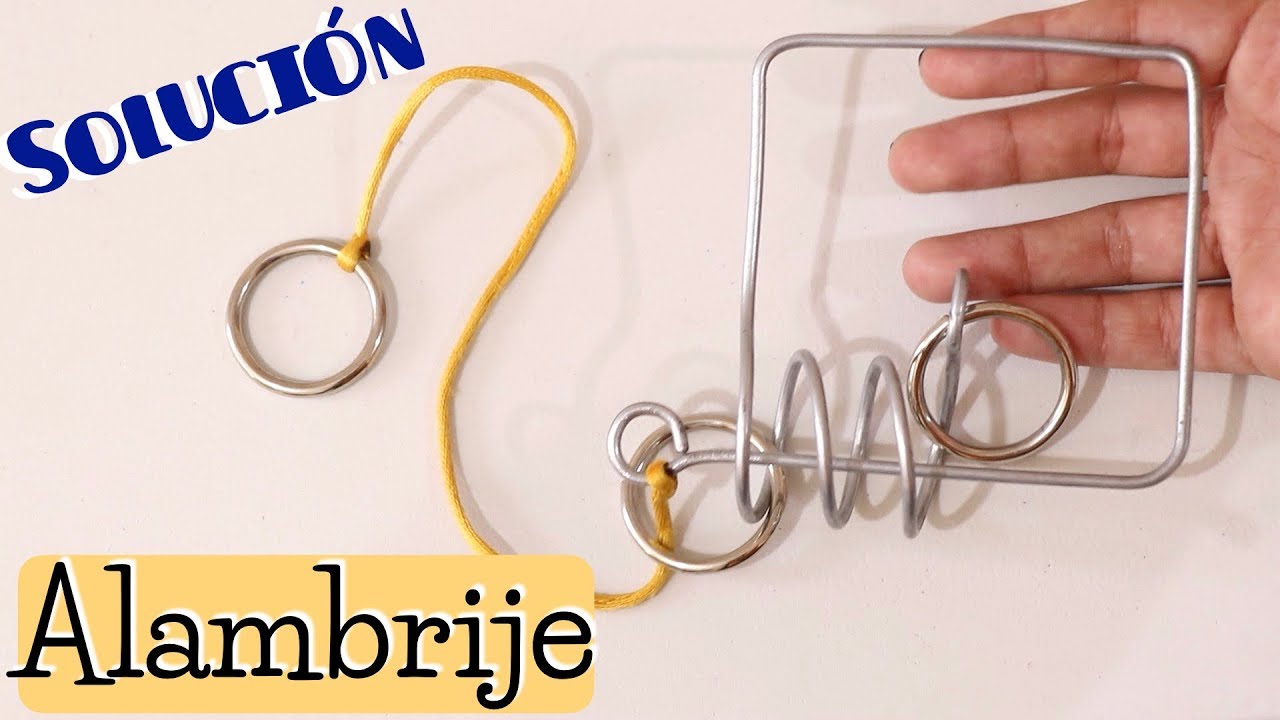ALAMBRIJE CON ESPIRAL Y CUERDA RESUELTO - Nayeli