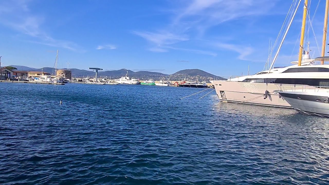 🌴Лазурный Берег. Сен-Тропе. Франция. Côte d'Azur. Saint-Tropez.  France. 2024