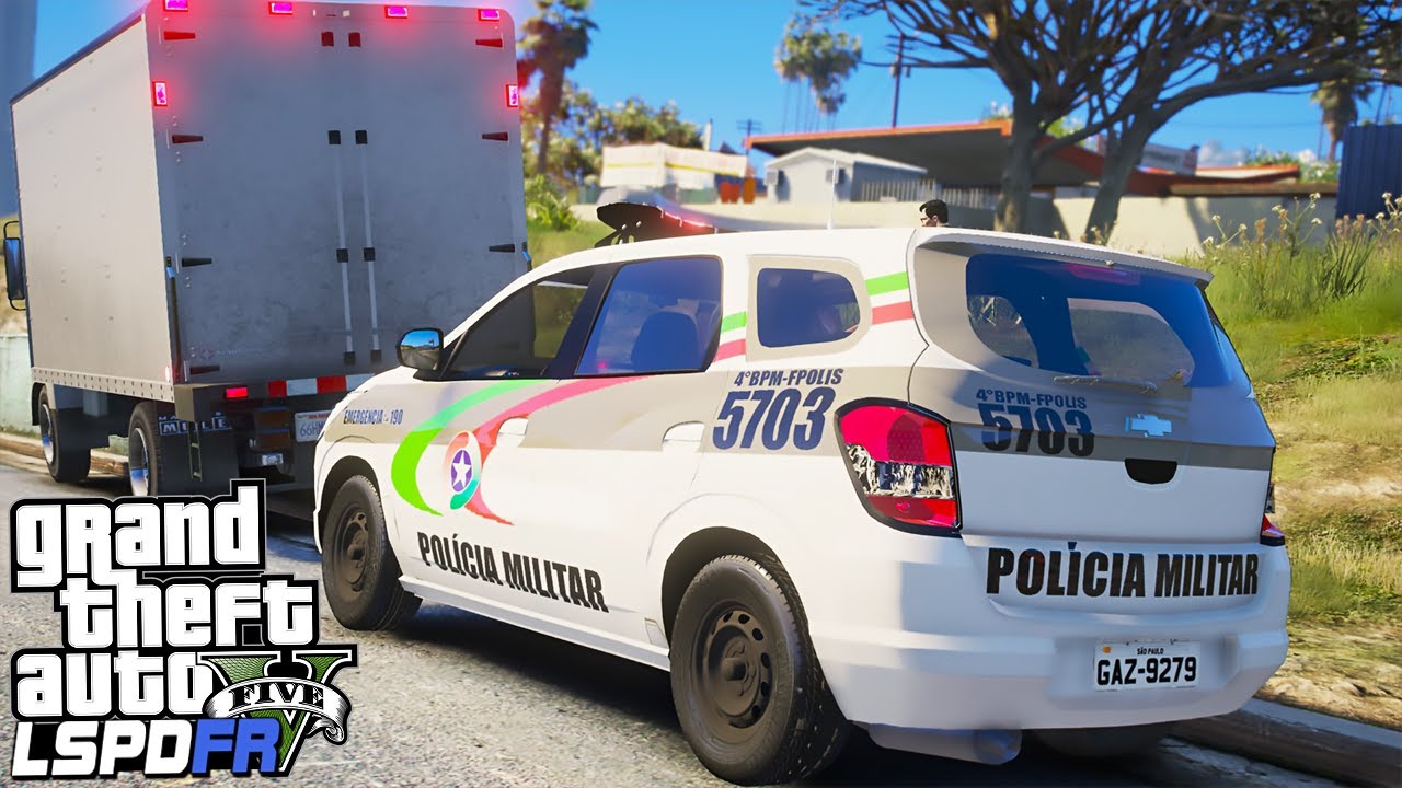 CAMINHONEIRO CHAPADO CAIU NA LEI SECA! - PMSC - GTA 5 ROTINA POLICIAL