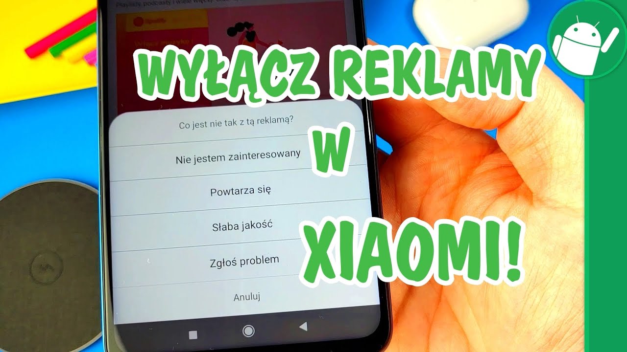 Wyłącz reklamy w smartfonie Xiaomi