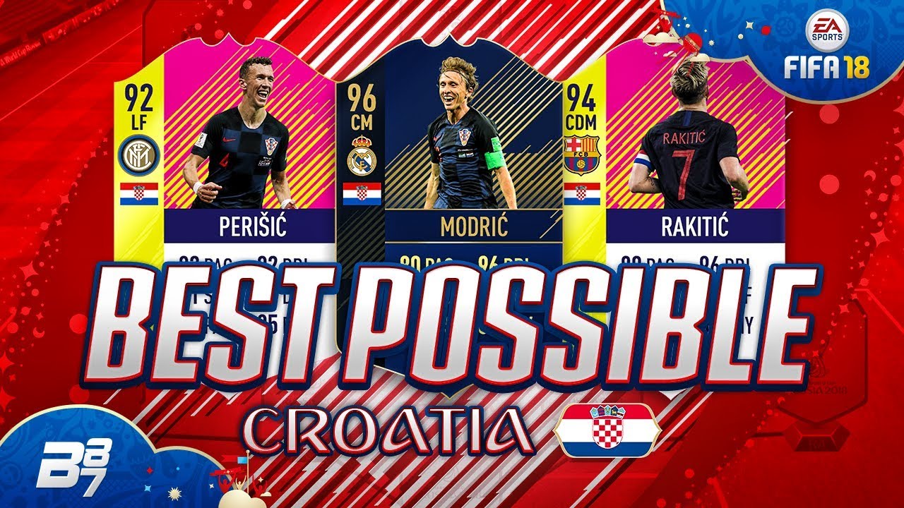 BEST POSSIBLE CROATIA TEAM! w/ LUKA MODRIC AND RAKITIC! | FIFA 18 ULTIMATE TEAM