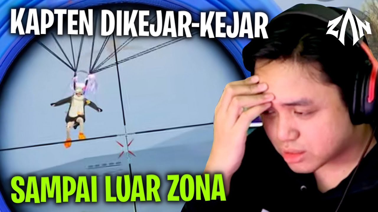 Kapten Zan DIKEJAR Sampai Luar Zona 😨 | PUBGM Indonesia