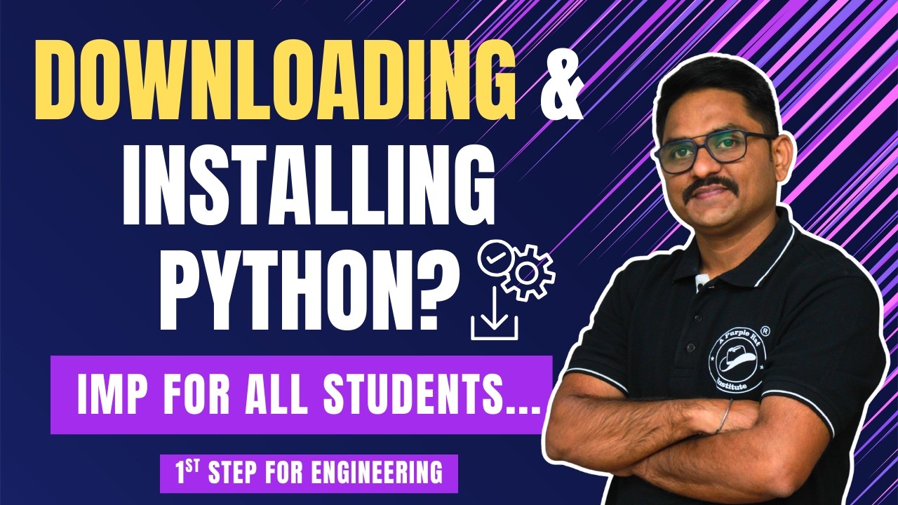 Downloading & Installing Python | IMP Session For All Students | PPS | #sppu #pythonprogramming