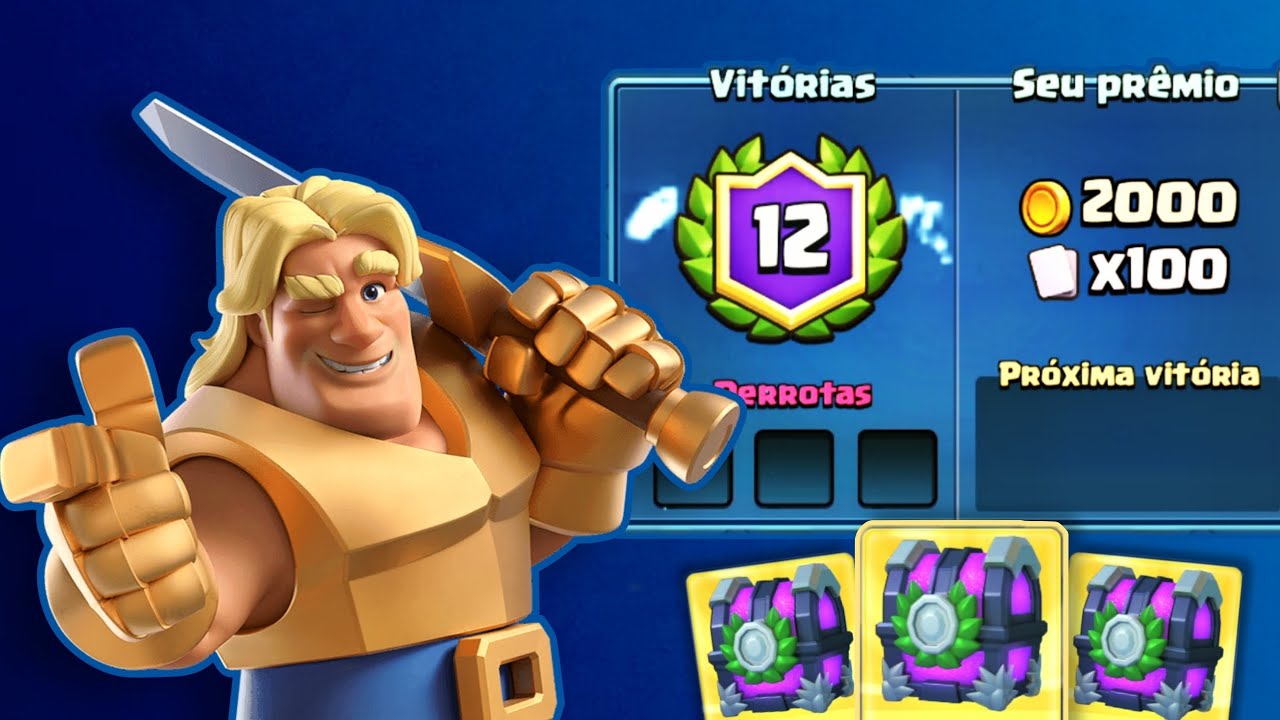 Fechei 5 DESAFIOS CLÁSSICOS usando O MESMO DECK no Clash Royale | Dois DCs INVICTO só na Skill