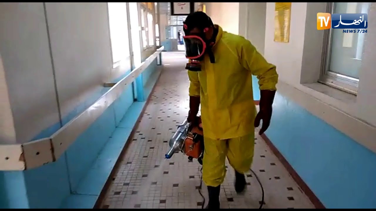 الوادي:  النهار ترافق عملية تعقيم مصالح مستشفى بن عمر الجيلاني