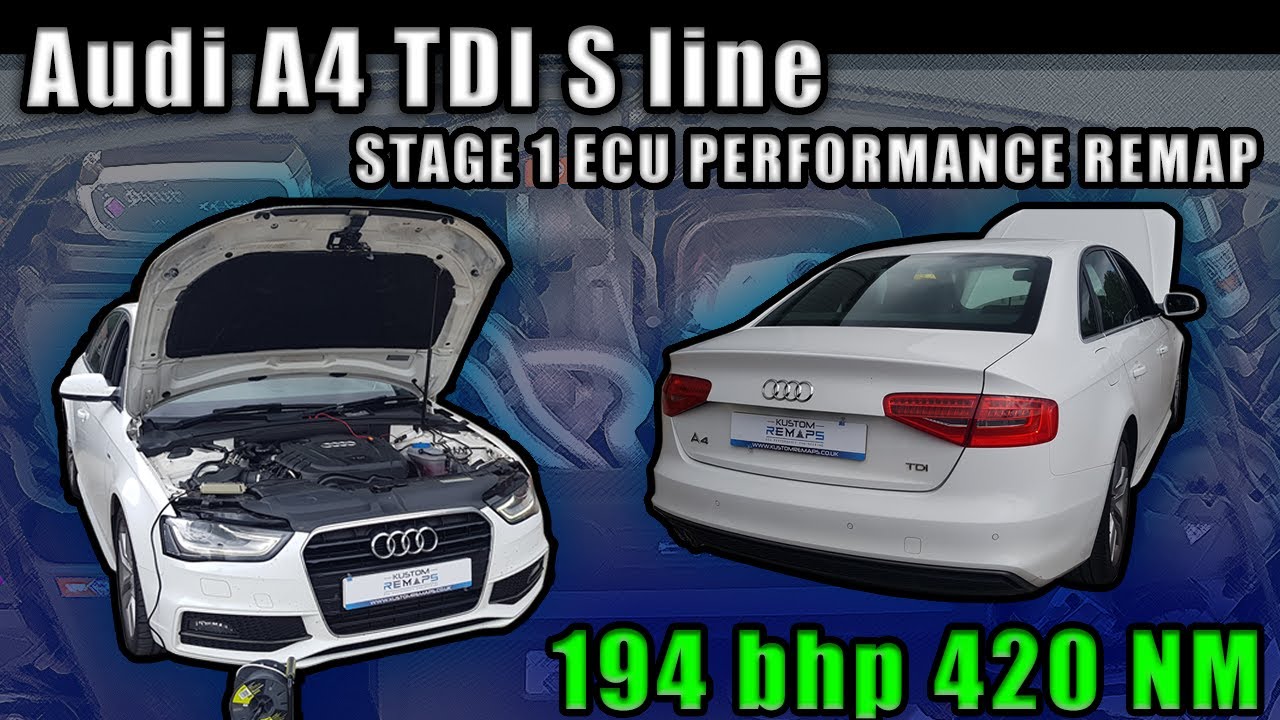 Audi A4 TDI Stage 1 ECU Remap