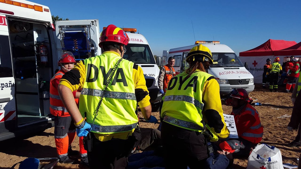 Reportaje Canal Extremadura Simulacro Accidente Aéreo Talavera la Real