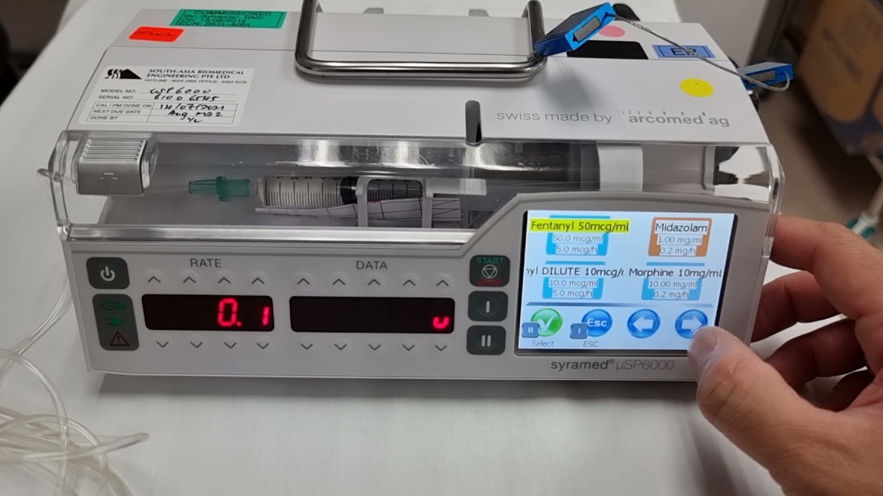 Subcutaneous Morphine Dose for Palliative Patients (10mg/ml)