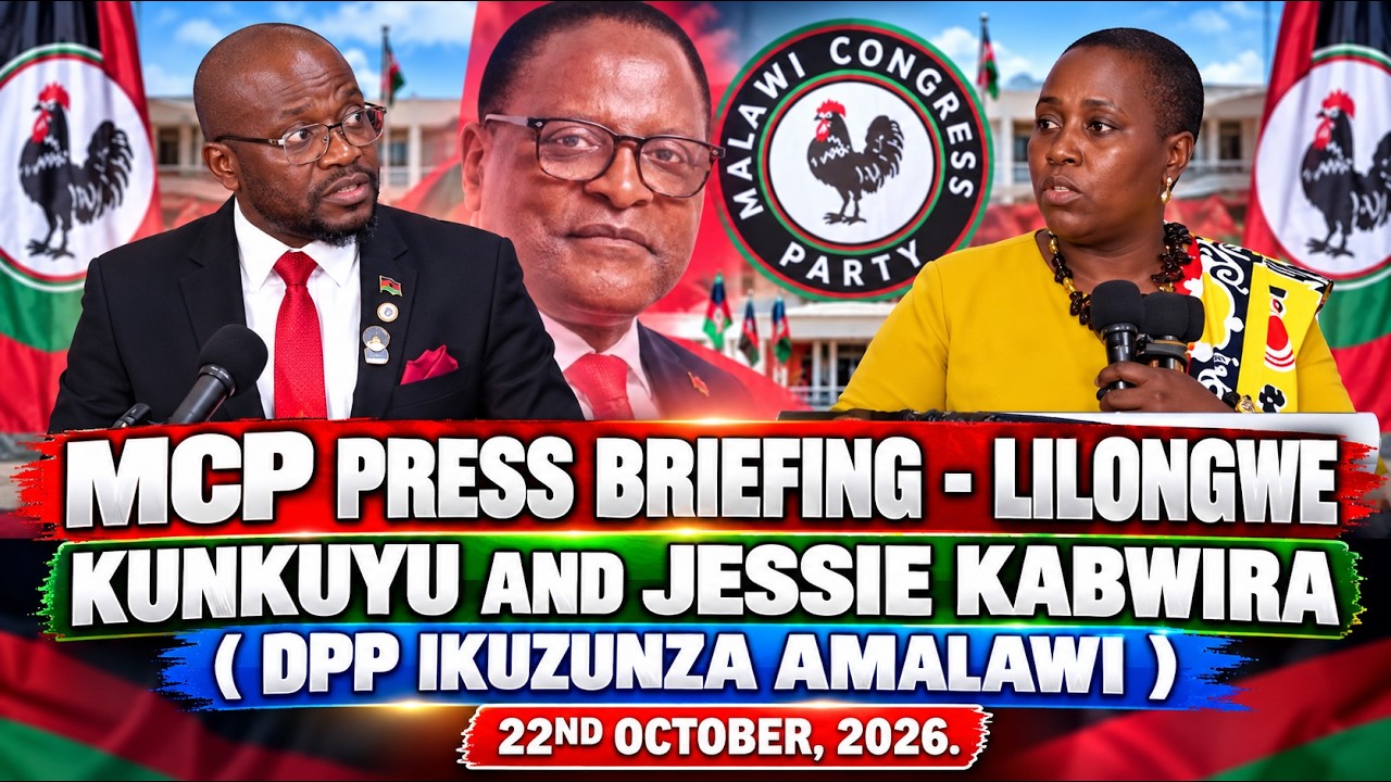 MOSES KUNKUYU AND JESSIE KABWIRA SHINE AT MCP PRESS BRIEFING #breakingnews #viralreels