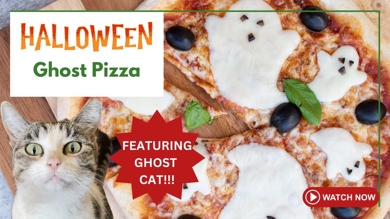The Best Halloween Ghost Pizza: Fun & Easy Snack! 🎃👻
