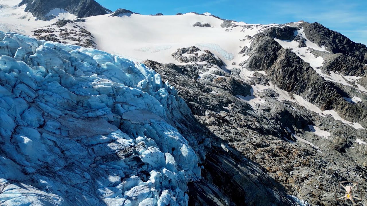 Vallée de Chamonix, glacier du Tour, et d'Argentière