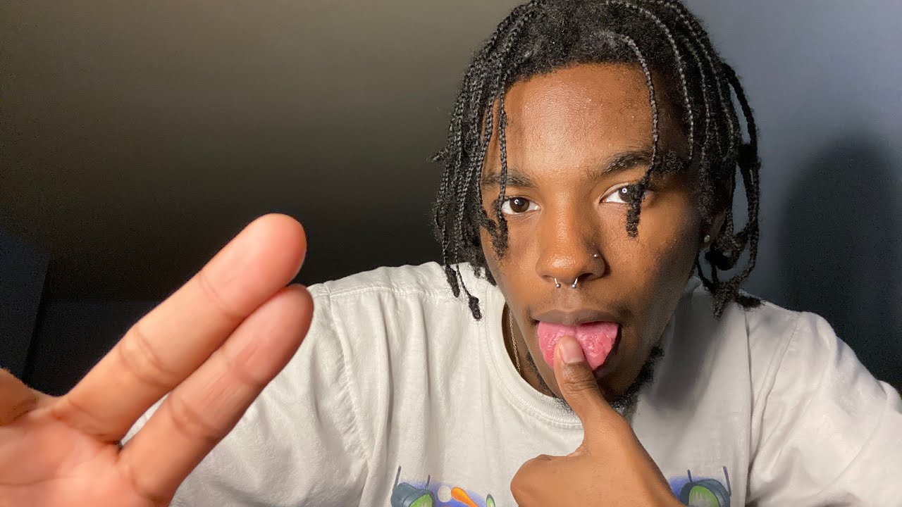 ASMR Sweet Boy Spit Paints Your Makeup😊 (mouth sounds, soft)