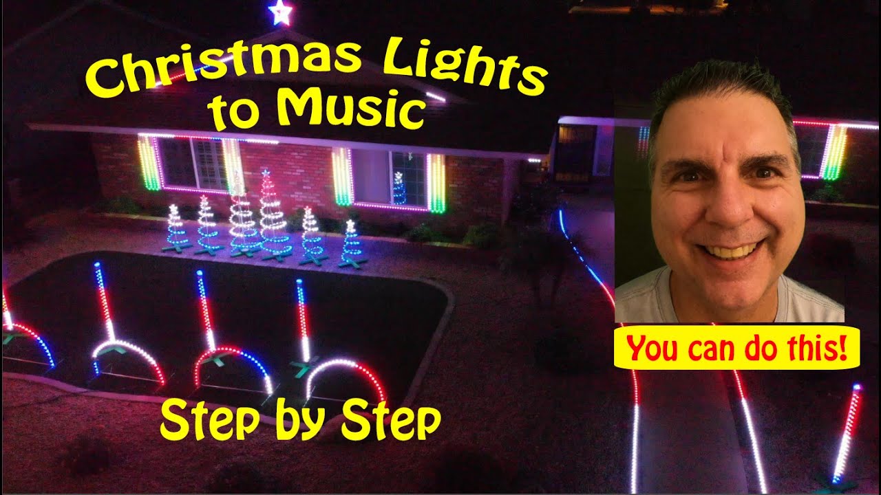 Christmas Lights to Music, Step by Step Tutorial