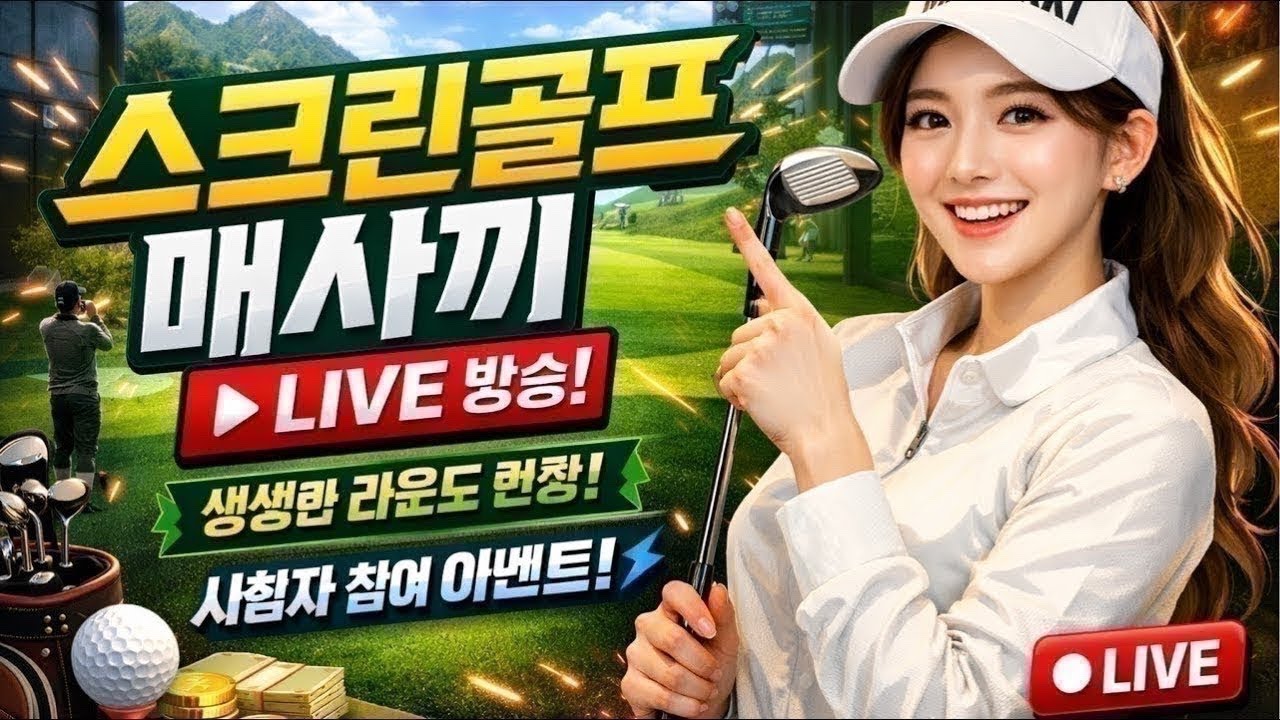 [매사끼] 라이브 방송 2026.3.17 #스크린골프 #골프 #라이브 #Live #Golf #홀인원 #골프존nx #ASMR