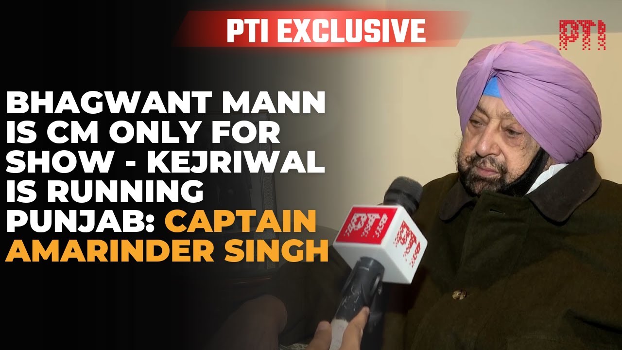 Captain Amarinder slams Bhagwant Mann: &lsquo;Punjab Govt run from Delhi, not Mohali