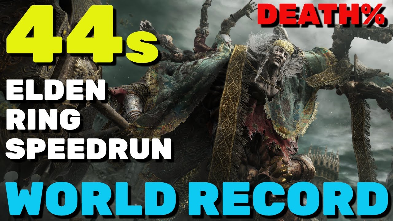 44 SECOND ELDEN RING SPEEDRUN DEATH% WORLD RECORD