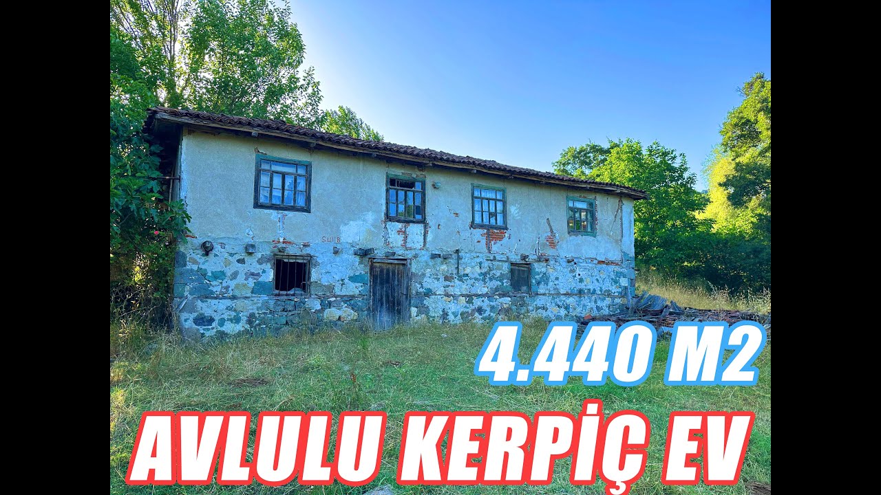2102- FİYAT DÜŞTÜ!  Gönen'de 4.440 m2 Avlulu Kerpiç Ev/ Baraj, Ormanlar ve Doğa İçinde