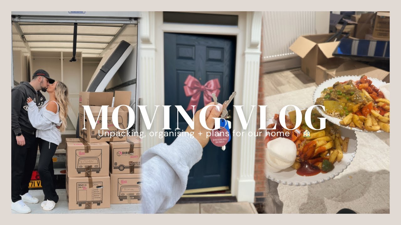 MOVING VLOG #4 | Unpacking, organising + plans for our home 📦🏠