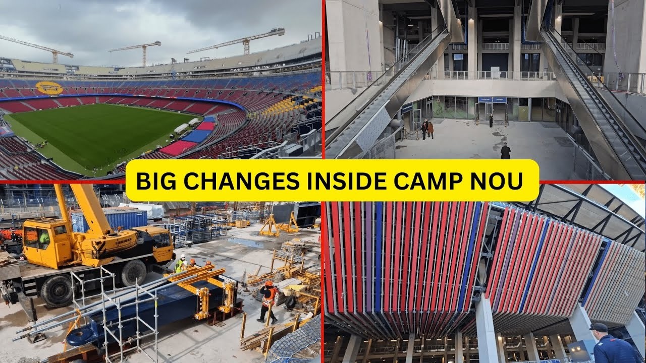 Camp Nou Is Transforming Fast: Major Construction Progress You Must See!