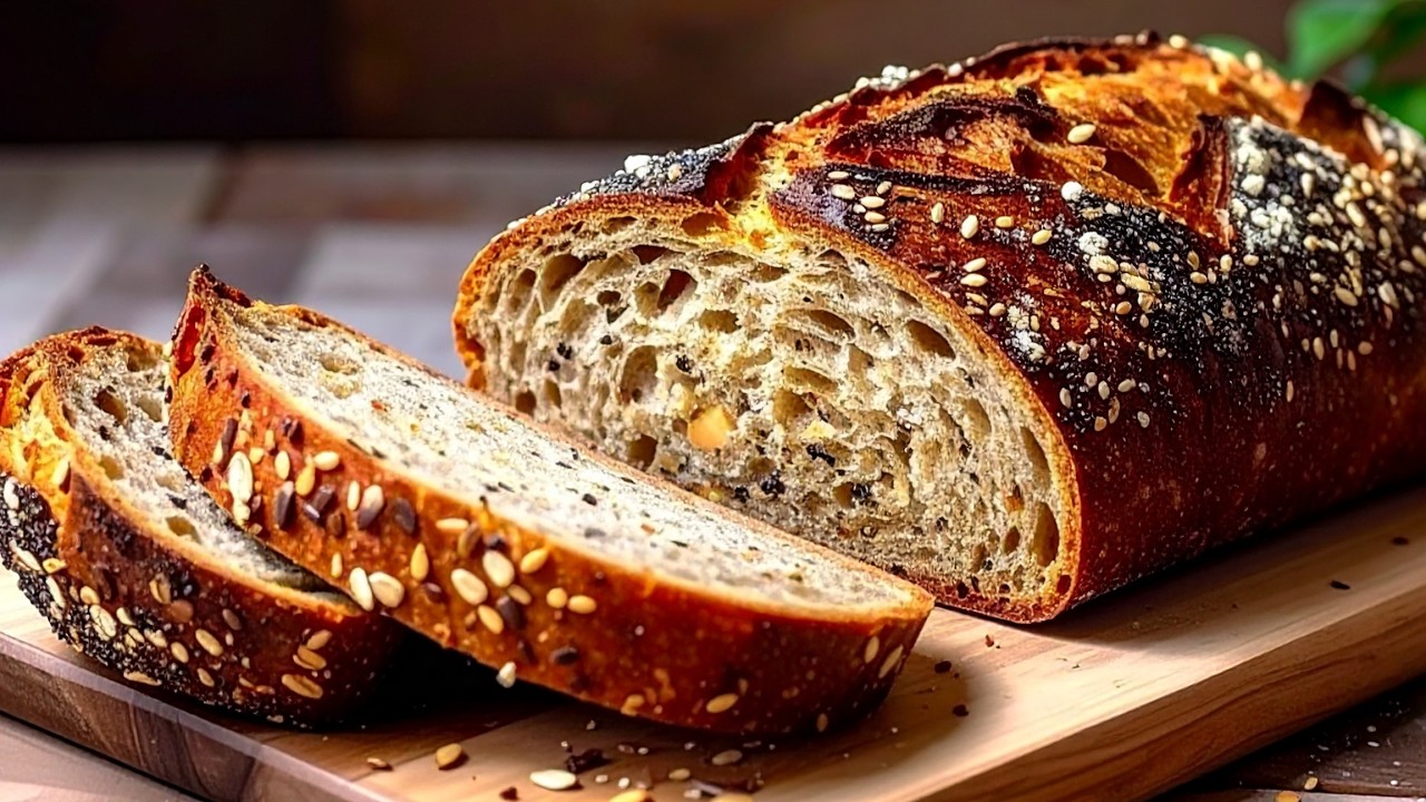 Gesundes Brot in 5 Minuten! Ohne Mehl und Zucker! Nur Hüttenkäse! Hoher Proteingehalt!