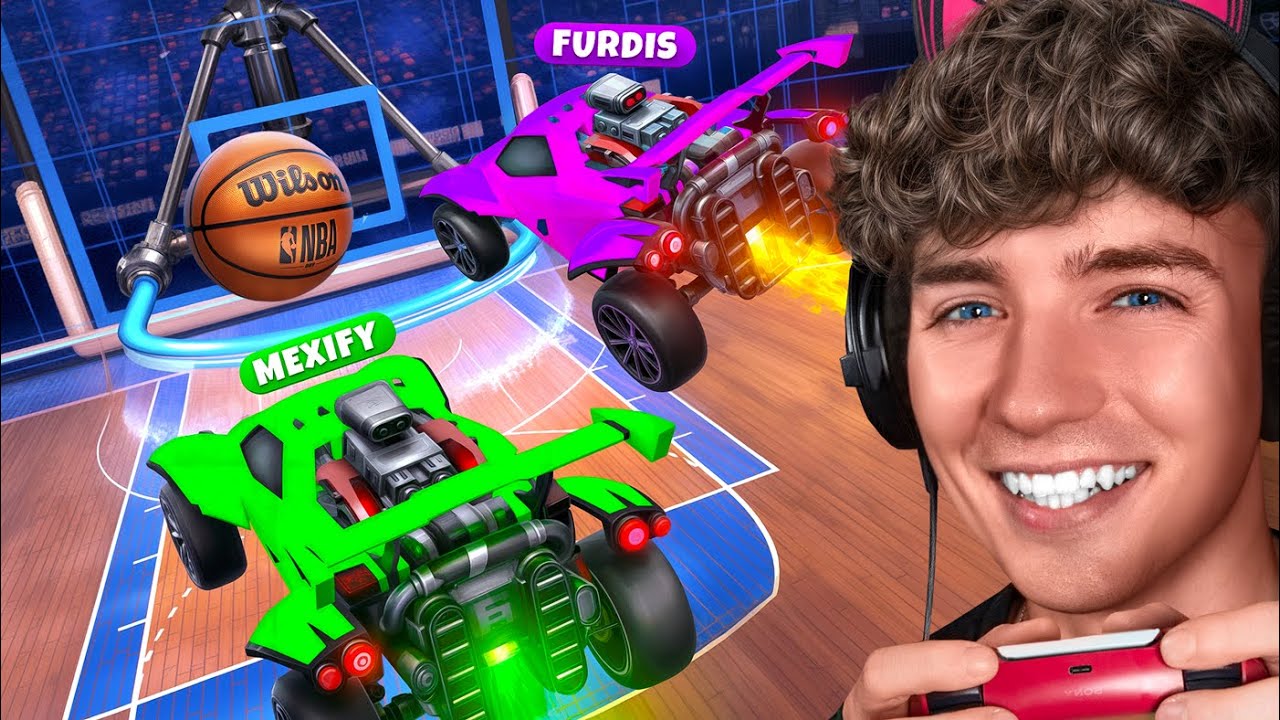WIR SPIELEN BASKETBALL in ROCKET LEAGUE?! 🏀😱