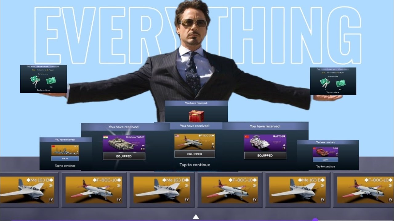 Collector's Trophy + Leaderboard Awards + Event Store ( I got everything I want🔥)War Thunder Mobile