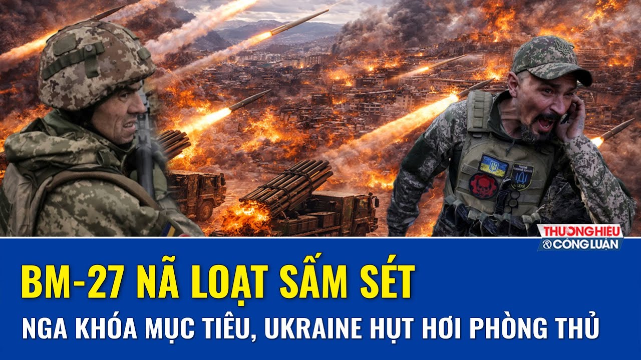 Thời sự Quốc tế trưa 2/2: BM-27 gầm thét ở Zaporizhzhia, Nga dội bão lửa, cứ điểm Ukraine tan chảy