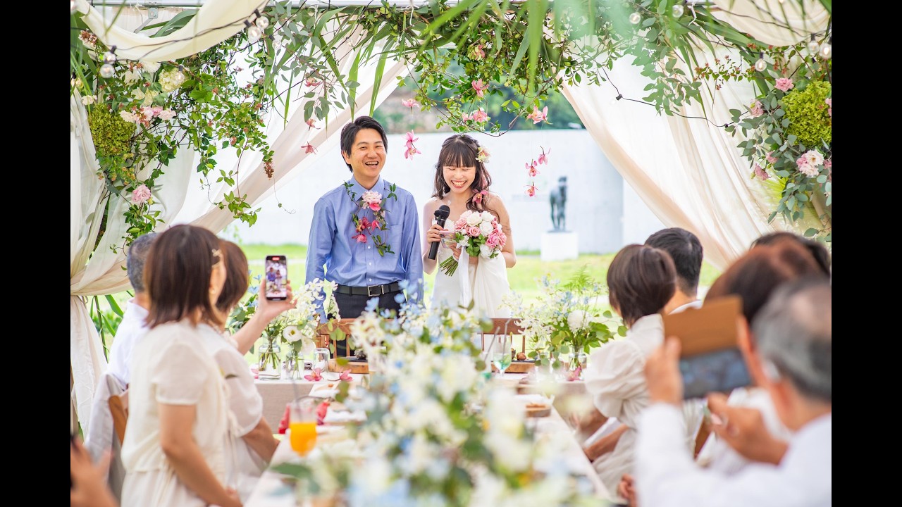 【瀬戸内しまなみ大三島ウェディング】緑溢れるガーデンウェディング